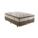 Conjunto Cama Box + Colchão Herval Imperatore Eco Bamboo Visco Molas Ensacadas Casal 138 x 188 Conjunto Box Promoção